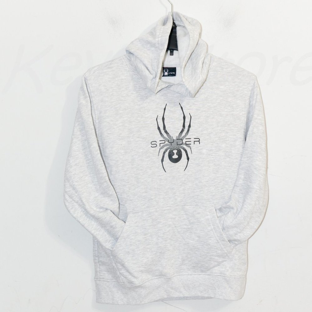 Spyder boys youth hoodie Gray - Picture 3 of 6